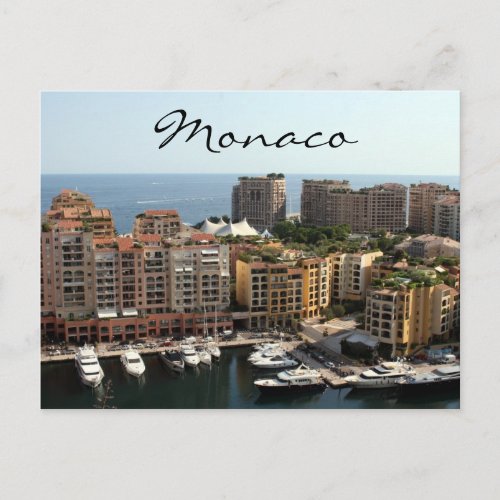 monaco residences postcard