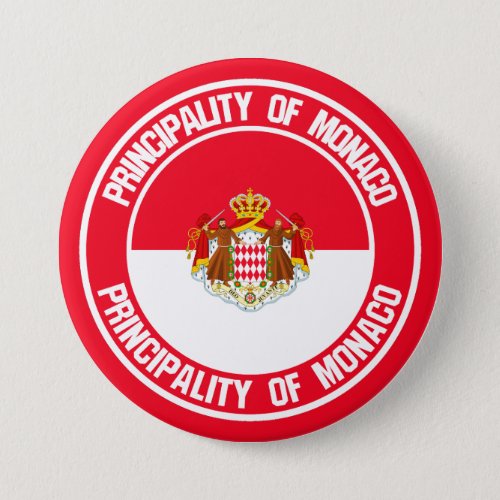 Monaco Round Emblem Button