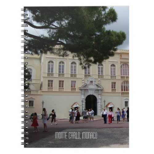 Monaco Royal Palace in Monte Carlo Travel Souvenir Notebook