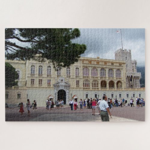 Monaco Royal Palace Monte Carlo Vacation Travel Jigsaw Puzzle