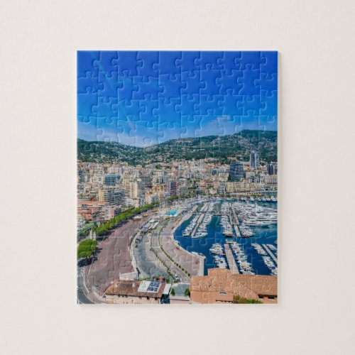 Monaco Skyline Jigsaw Puzzle