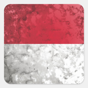 Monaco Square Sticker