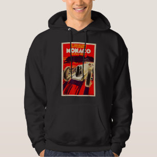 Monaco Vintage Grand Prix 1930 Race Car Poster Hoodie