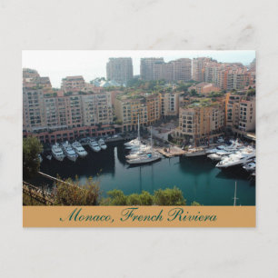Monaco Yachts, French Riviera Post Card