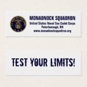 Monadnock Squadron Gold Recruiting Cards (Front & Back)