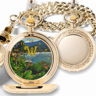 Monagram Yelapa View 0828 Pocket Watch