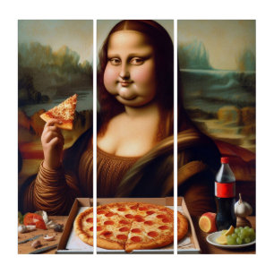 Monalisa fat triptych