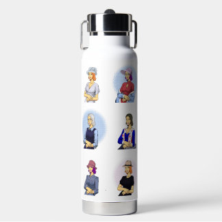 MonaLiza clear water drops Water Bottle