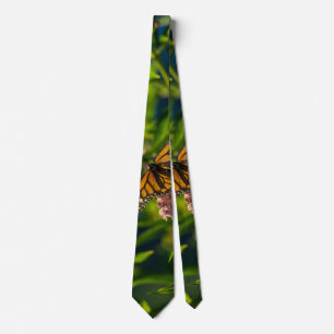 Monarch And Milkweed Neck Tie