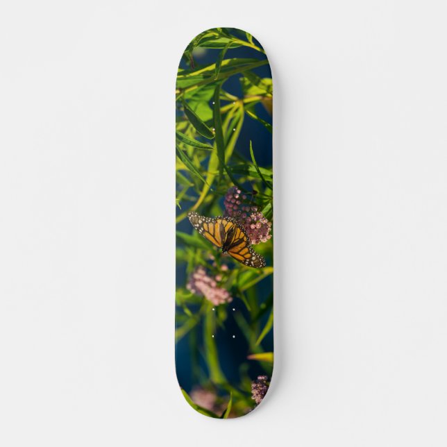 Monarch And Milkweed Skateboard (Front)