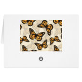 Monarch butterfles cards (Back Horizontal)