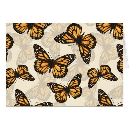 Monarch butterfles cards (Front Horizontal)