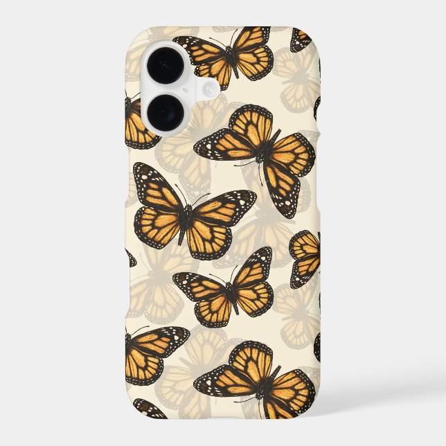 Monarch butterfles iPhone case (Back)