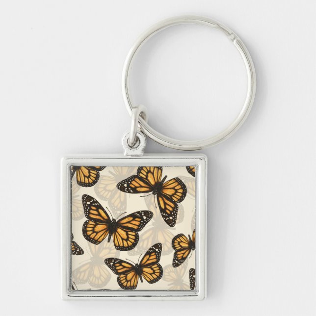 Monarch butterfles keychain (Front)