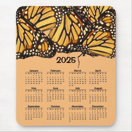 Monarch Butterflies 2025 Animal Nature Calendar 