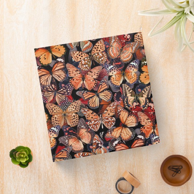Monarch Butterflies  3 Ring Binder (In Situ)