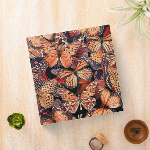 Monarch Butterflies 3 Ring Binder