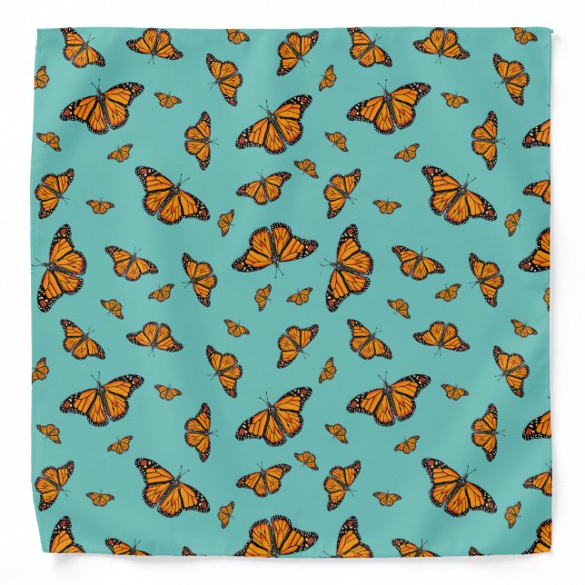 Monarch butterflies  bandana (Front)