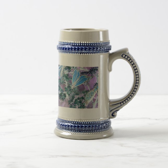Monarch Butterflies Beer Stein (Right)