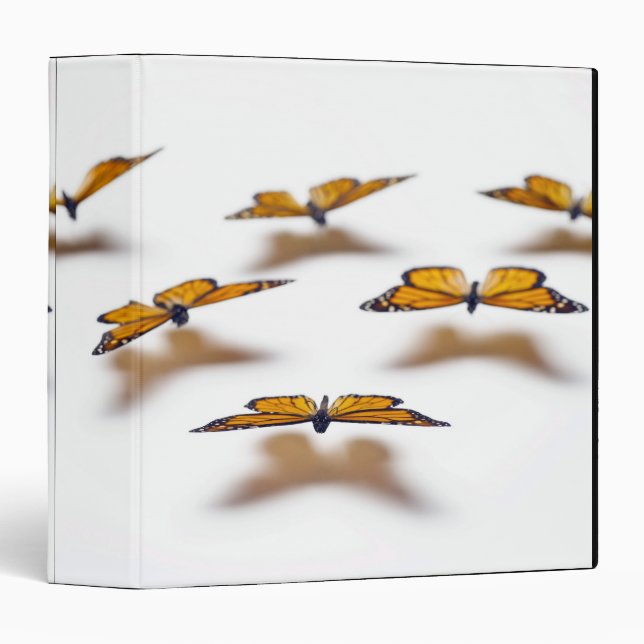 Monarch Butterflies Binder (Front/Spine)