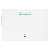 Monarch Butterflies Blank Card (Back Horizontal)