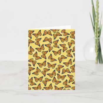 Monarch Butterflies Card by manewind at Zazzle