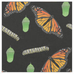 Monarch Butterflies Caterpillars Fabric
