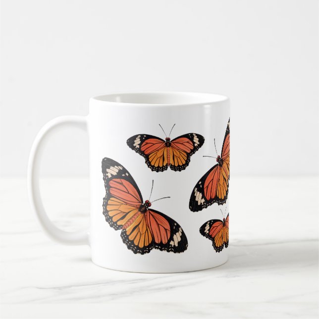 Monarch Butterflies Classic Mug (Left)