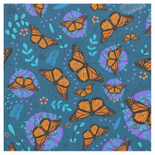 Monarch Butterflies Fabric