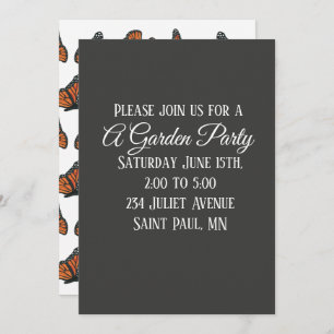 Monarch Butterflies Invitation
