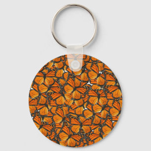Monarch butterflies keychain