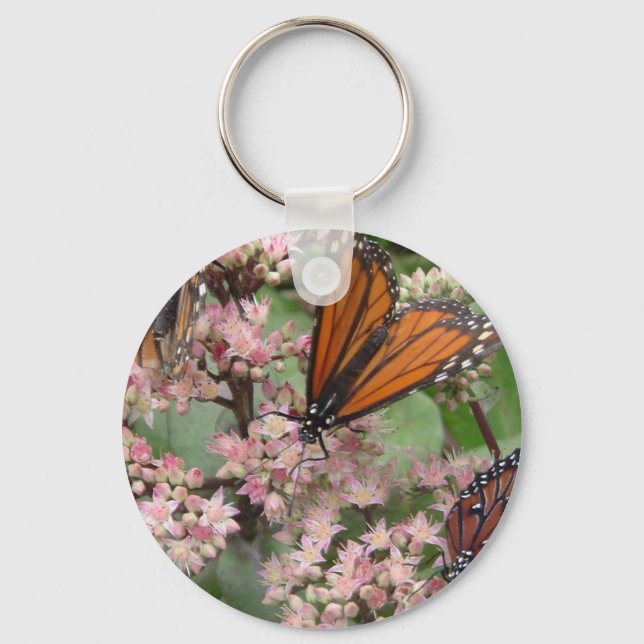 Monarch Butterflies Keychain (Front)