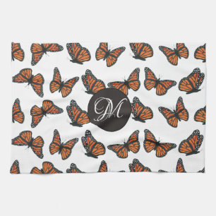 Monarch Butterflies Kitchen Towel 16" x 24"