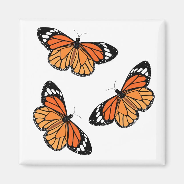 Monarch Butterflies Magnets (Front)