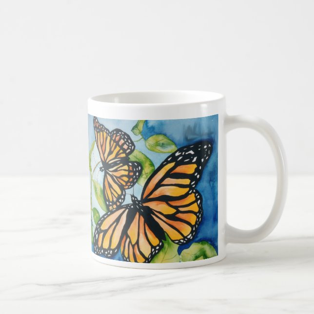 monarch butterflies mug (Right)