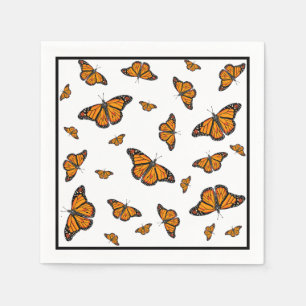 Monarch butterflies  napkins