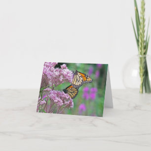 Monarch Butterflies Note Card