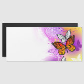 Monarch Butterflies on Purple Background (Front/Back)