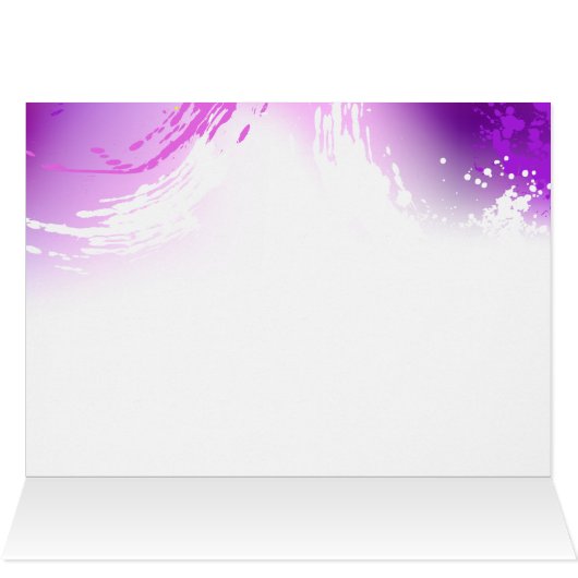 Monarch Butterflies on Purple Background (Inside Horizontal (Top))