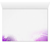 Monarch Butterflies on Purple Background Cards (Inside Horizontal (Bottom))