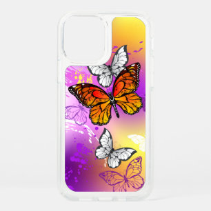 Monarch Butterflies on Purple Background Speck iPhone 12 Case