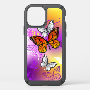 Monarch Butterflies on Purple Background Speck iPhone 12 Pro Case