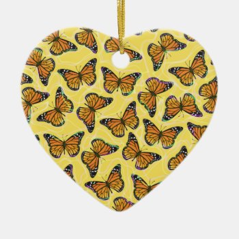 Monarch Butterflies Ornament by manewind at Zazzle