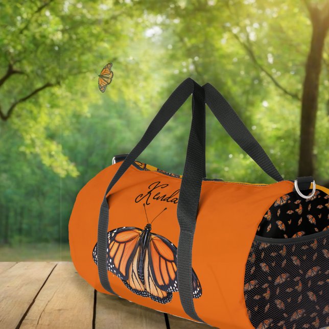 Monarch Butterflies Personalized Duffle Bag (Creator Uploaded)
