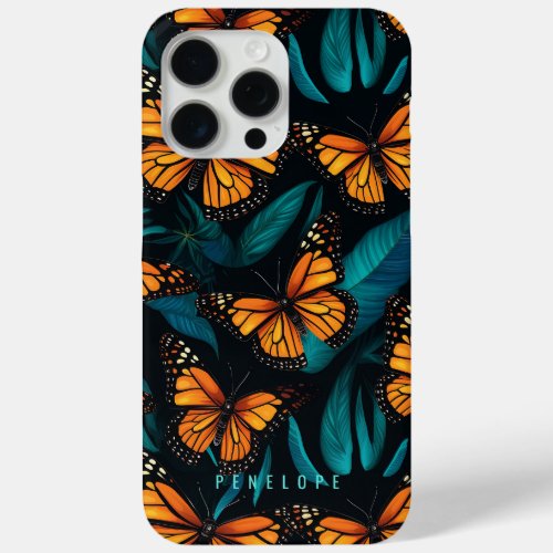 Monarch butterflies  personalized iPhone case  