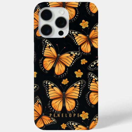 Monarch butterflies  personalized iPhone case  