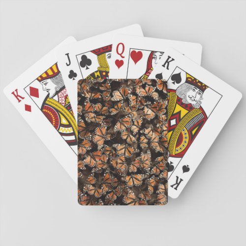 Monarch Butterflies Playing Cards