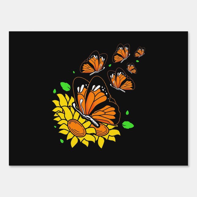 Monarch Butterflies Sign (Front)