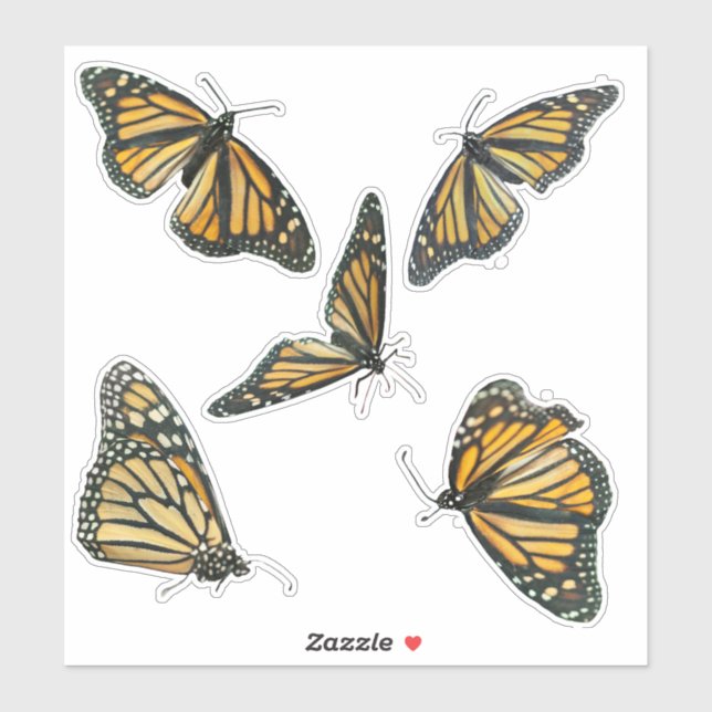 Monarch Butterflies Sticker (Sheet)