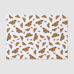 Monarch butterflies tissue paper